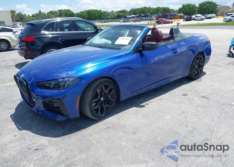 2025 BMW 4 Series 430I из США, поврежденный, VIN WBA33DB0XSCT17453